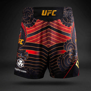 Men’s Red Alexandre Pantoja Short Fit Fight Shorts for Training and Competition