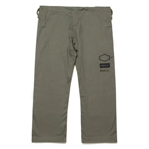 Shoyoroll Batch 114 RVCA x DPM Olive BJJ Gi – Premium 450 GSM Pearl Weave Jiu-Jitsu Uniform