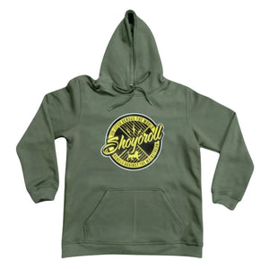 Shoyoroll Legacy BJJ Hoodie – Olive Green Premium 300 GSM Fleece Jiu-Jitsu Hoodie