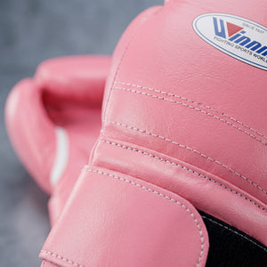 Winning Pink Velcro Boxing Gloves Professional Training & Sparring Gloves