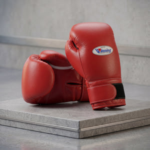 Winning Red Velcro Boxing Gloves Professional Training & Sparring Gloves