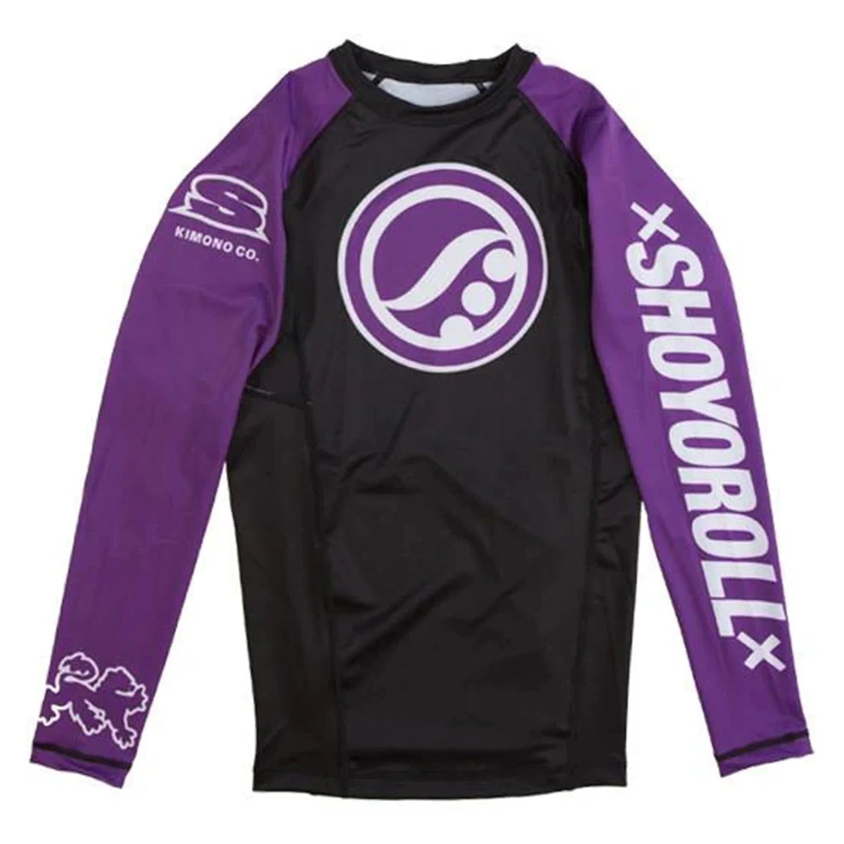 BJJ No-Gi Shoyoroll 2015 Q3 Ranked Purple Long Sleeve Rash Guard
