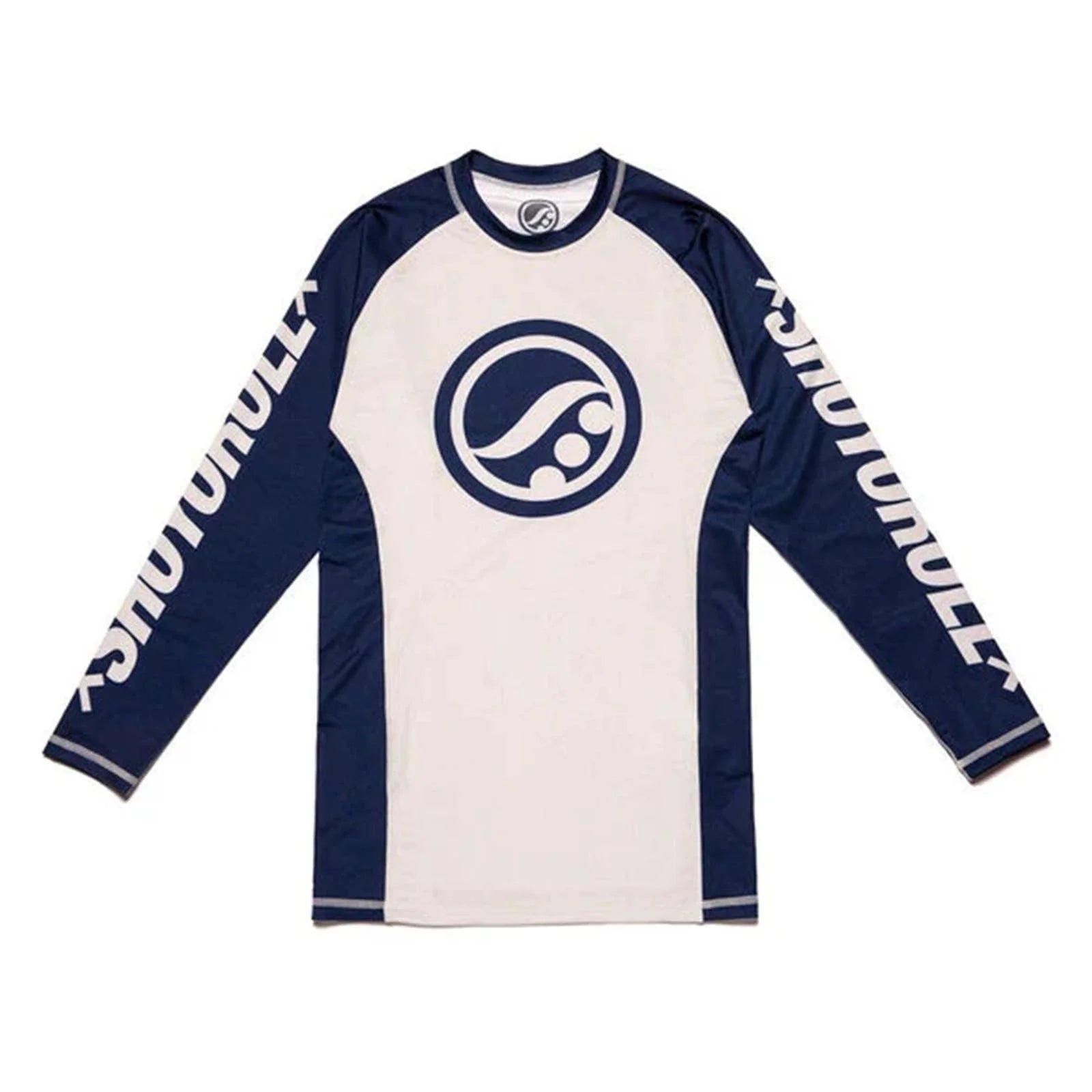 BJJ No-Gi Shoyoroll Comp Edition 20.3 Long Sleeve White Rash Guard