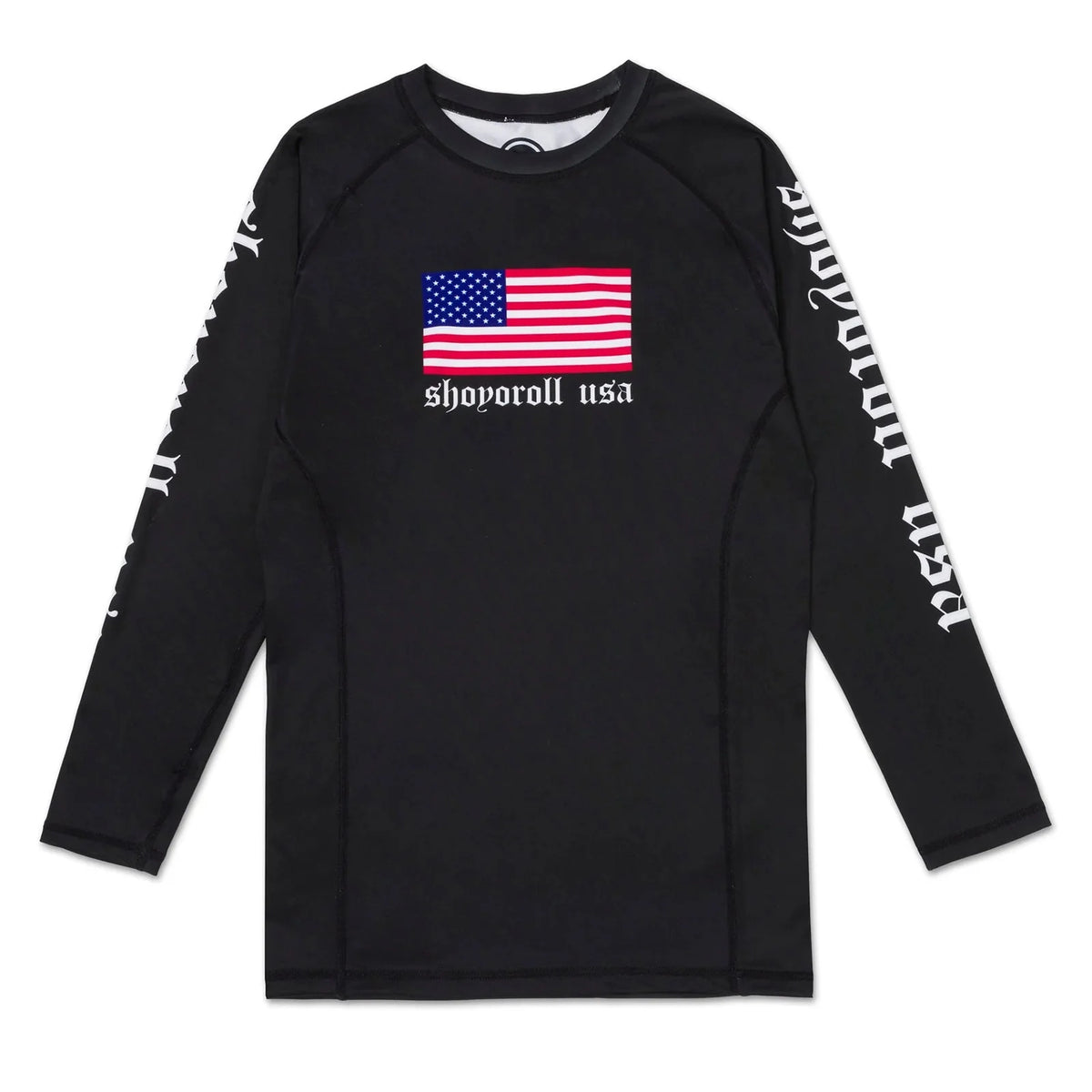 Shoyoroll Batch 151 Americana Ranked Long Sleeve No-Gi Rash Guard for BJJ Training