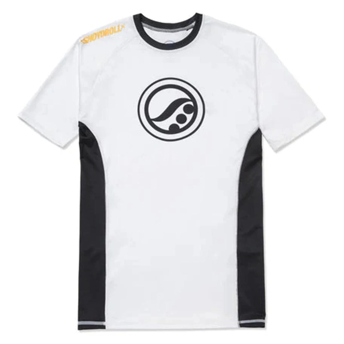 Shoyoroll 2022 Ranked White Short Sleeve BJJ No-Gi Rash Guard
