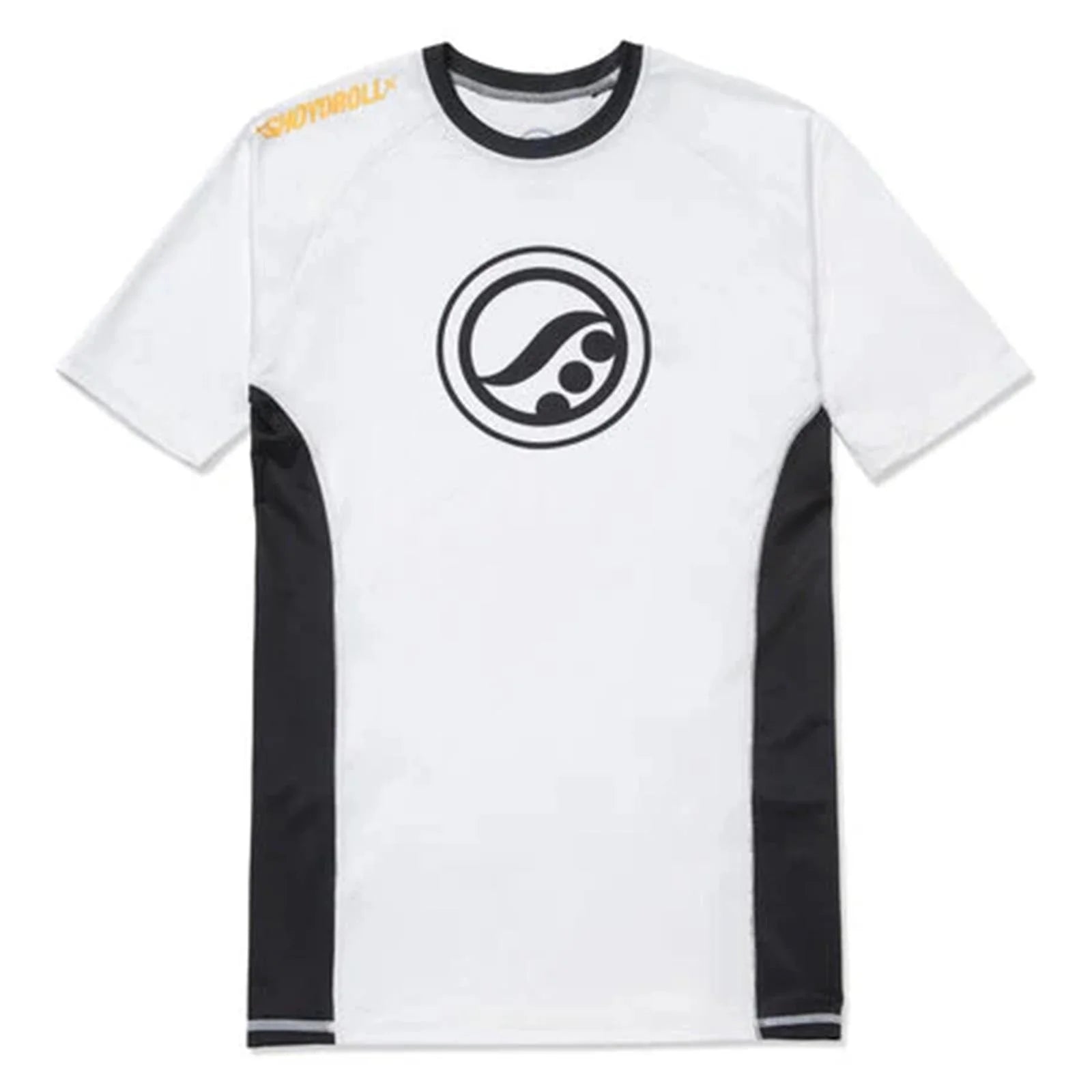 Shoyoroll 2022 Ranked White Short Sleeve BJJ No-Gi Rash Guard