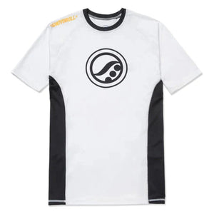 Shoyoroll 2022 Ranked White Short Sleeve BJJ No-Gi Rash Guard