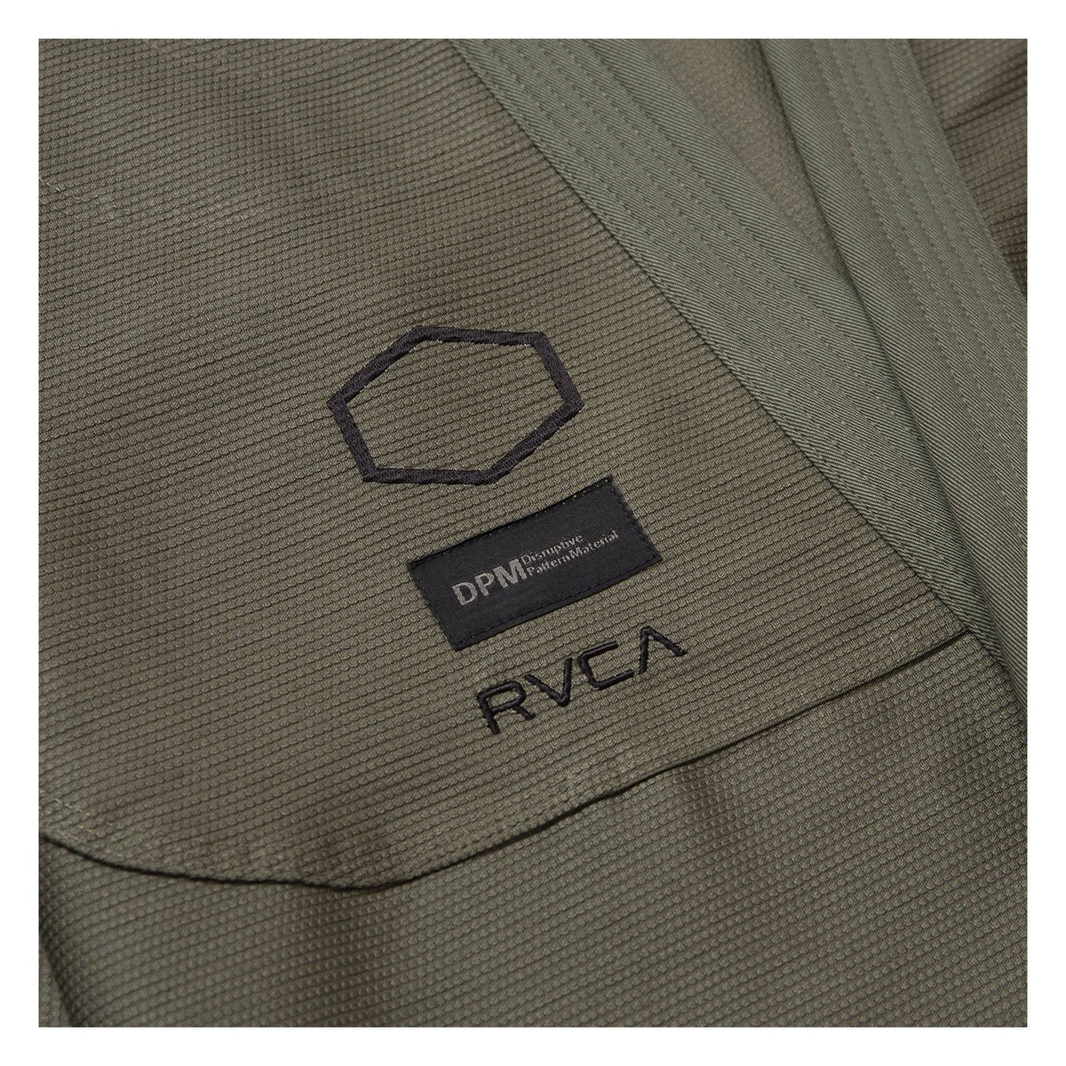 Shoyoroll Batch 114 RVCA x DPM Olive BJJ Gi – Premium 450 GSM Pearl Weave Jiu-Jitsu Uniform