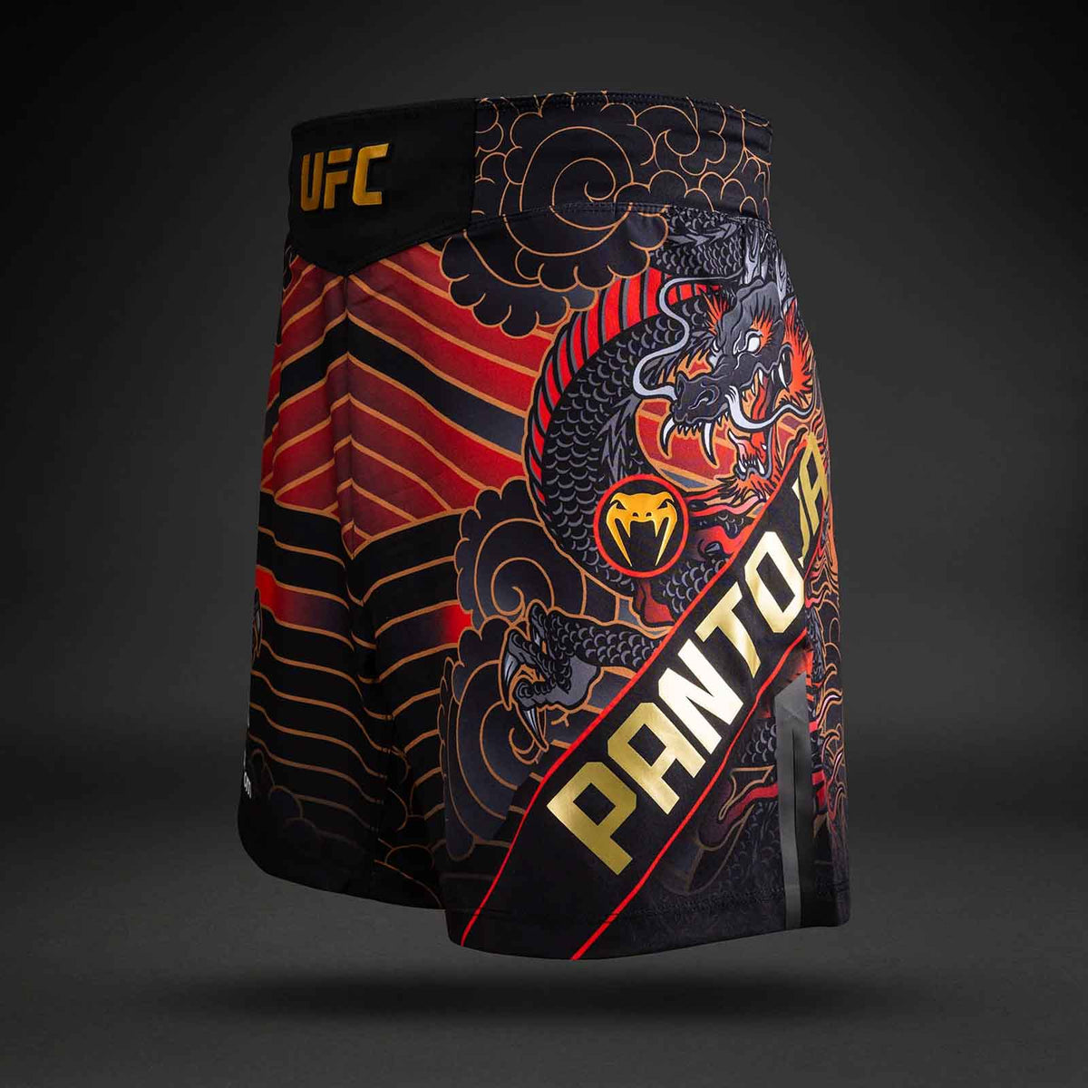 Men’s Red Alexandre Pantoja Short Fit Fight Shorts for Training and Competition