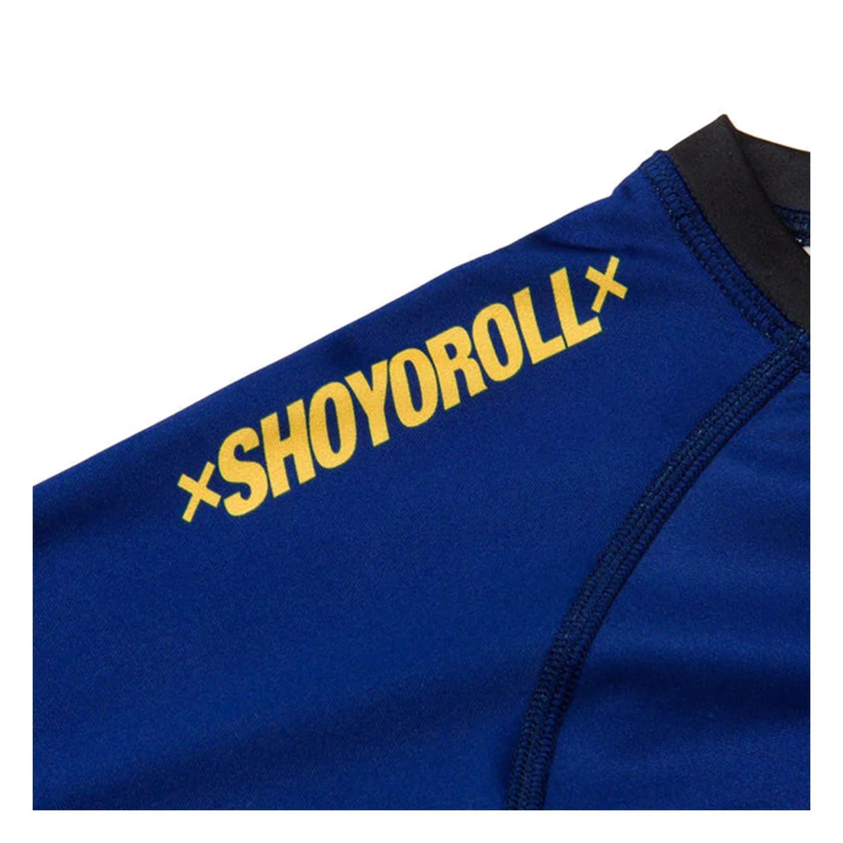Shoyoroll 2022 Ranked Blue Short Sleeve BJJ No-Gi Rash Guard