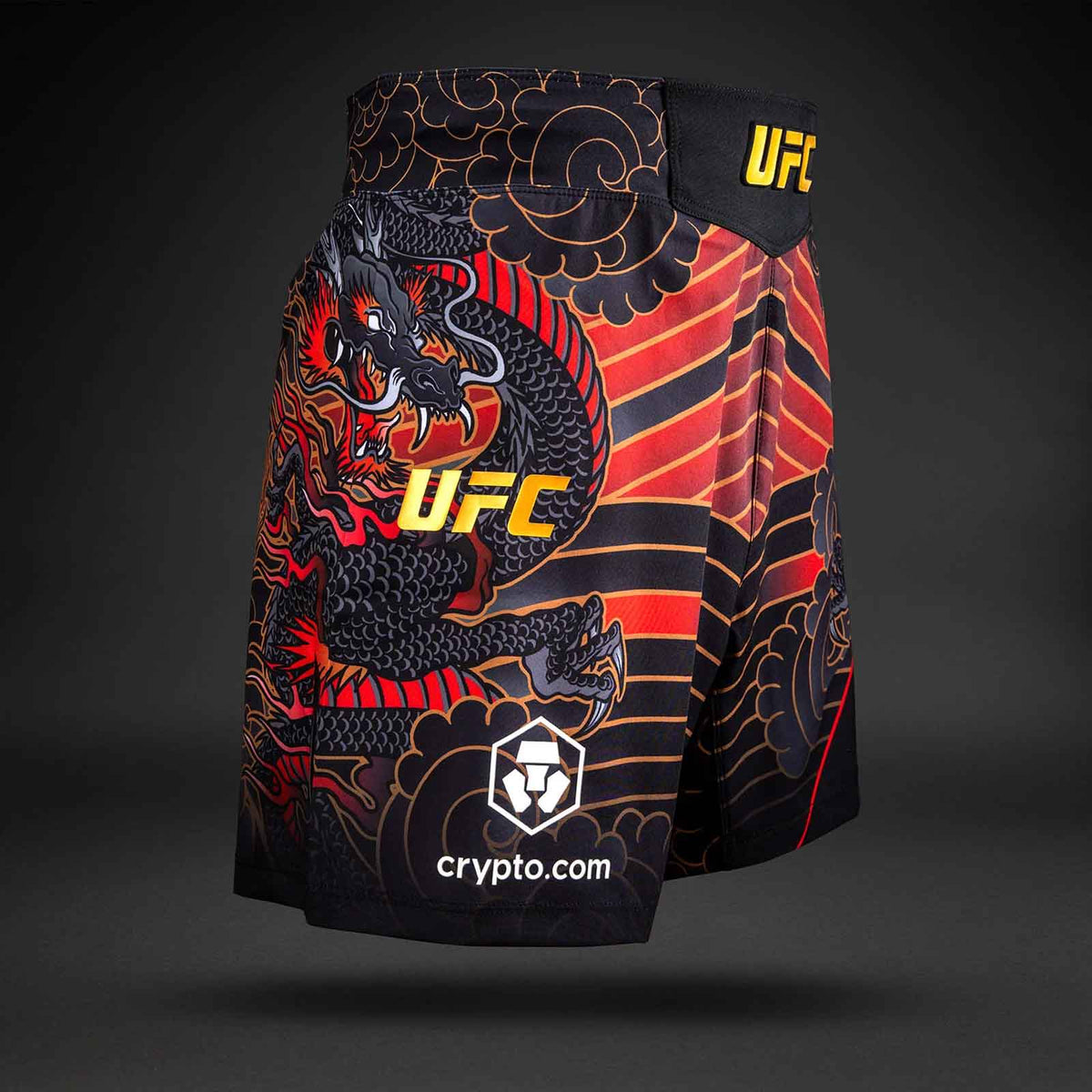 Men’s Red Alexandre Pantoja Short Fit Fight Shorts for Training and Competition