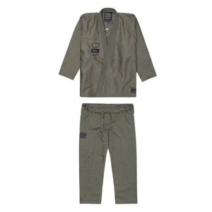 Shoyoroll Batch 114 RVCA x DPM Olive BJJ Gi – Premium 450 GSM Pearl Weave Jiu-Jitsu Uniform