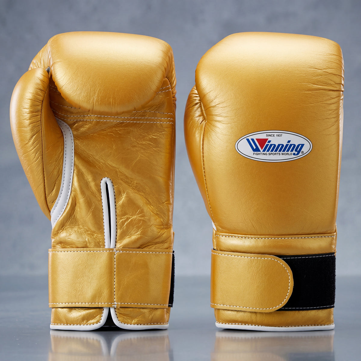 Winning Gold Velcro Boxing Gloves Professional Training & Sparring Gloves