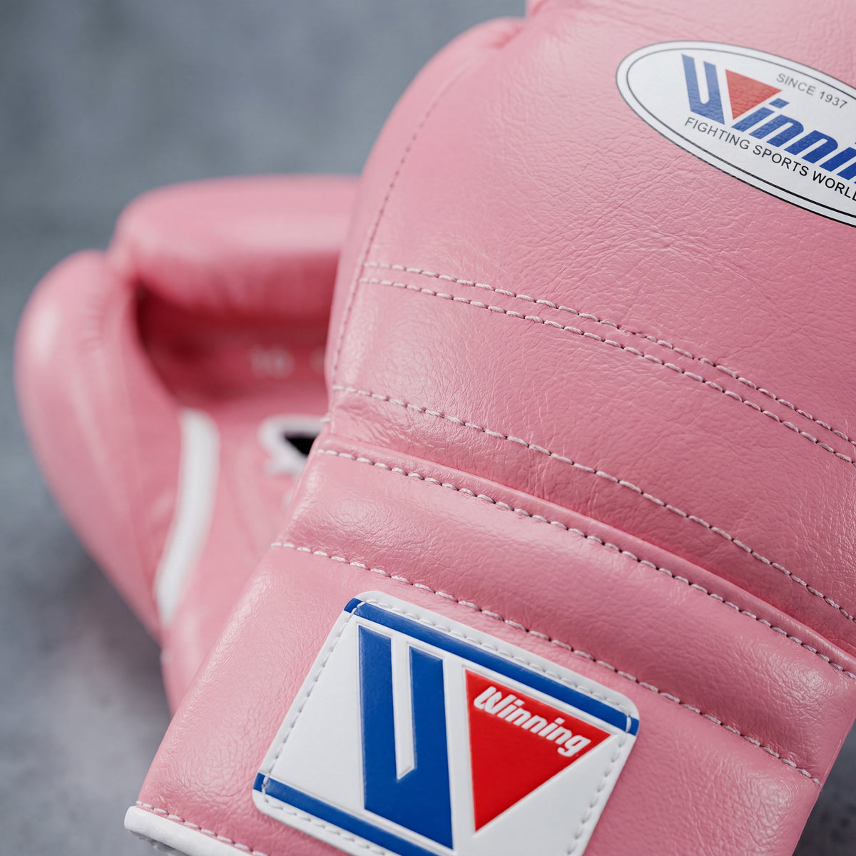 Winning Pink Lace-Up Boxing Gloves Professional Training & Sparring Gloves