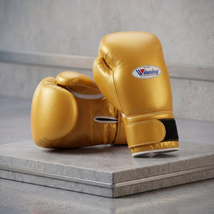 Winning Gold Velcro Boxing Gloves Professional Training & Sparring Gloves