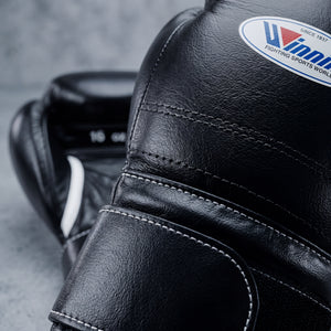 Winning Black Velcro Boxing Gloves Professional Training & Sparring Gloves
