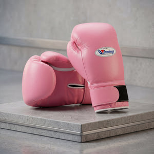 Winning Pink Velcro Boxing Gloves Professional Training & Sparring Gloves