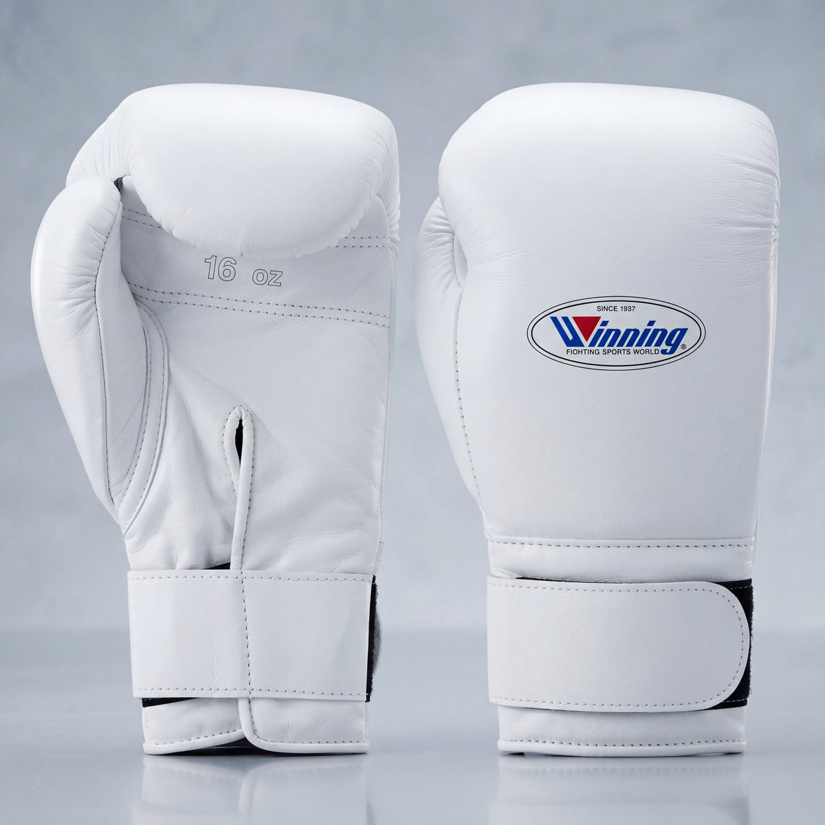 Winning White Velcro Boxing Gloves Professional Training & Sparring Gloves